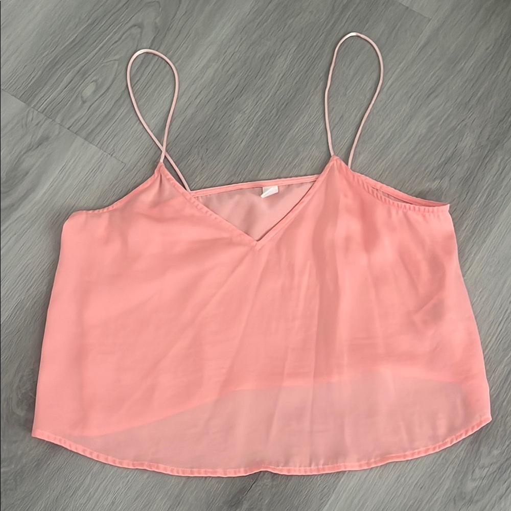 Nordstrom Rack Pink Spaghetti Strap Top